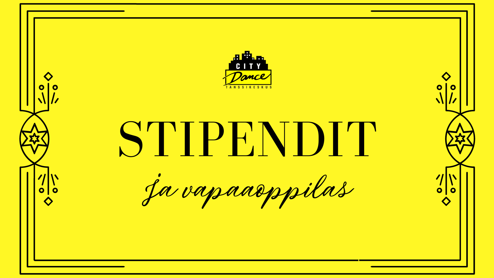 KAUDEN 2022-2023 TANSSIKESKUS CITYDANCEN VAPAAOPPILAS JA STIPENDIEN SAAJAT.