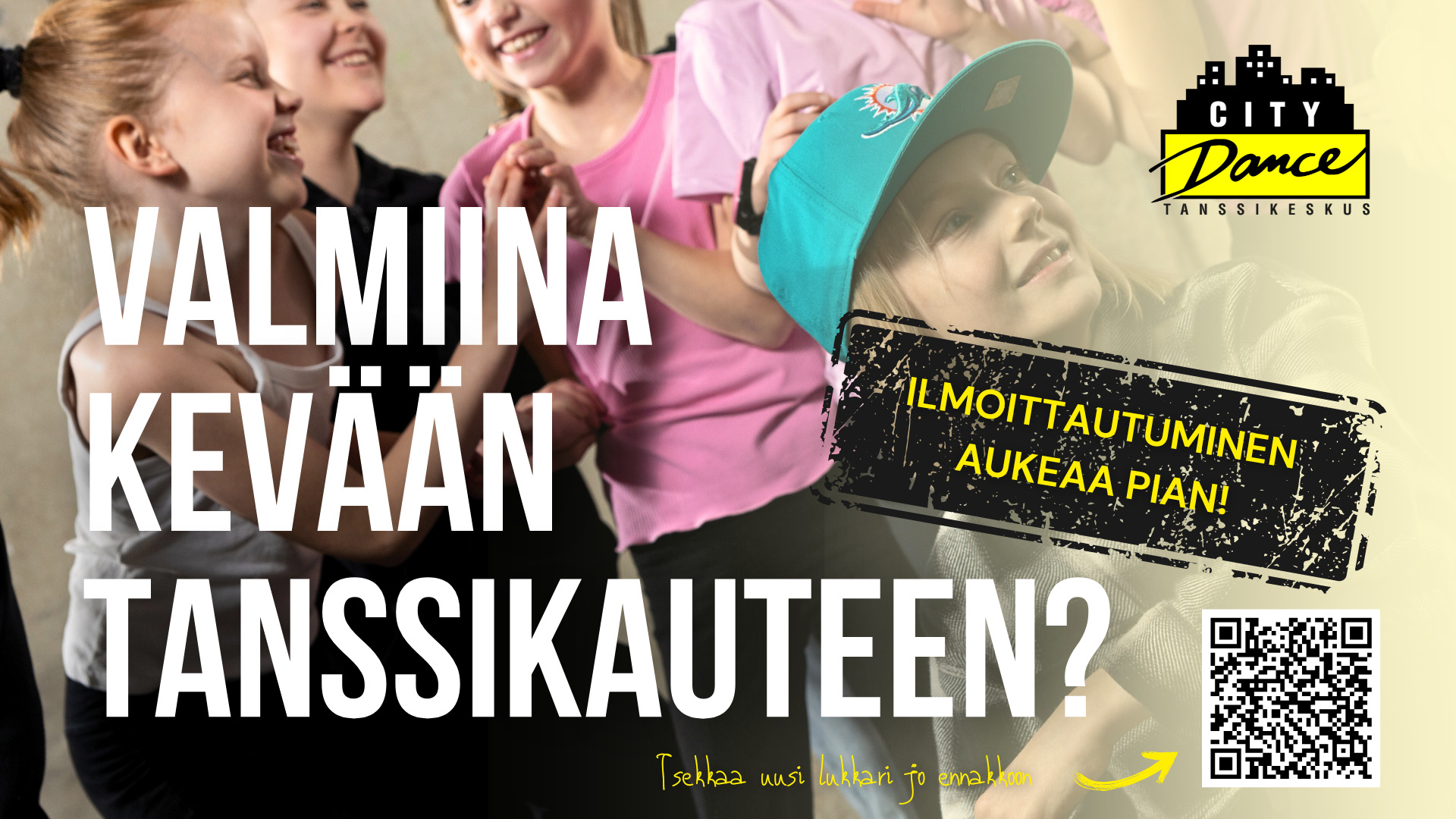 Kevätkauden ilmoittautuminen avautuu 9.12.