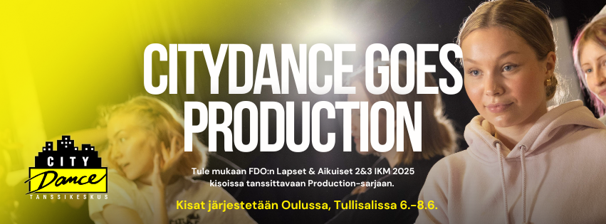 Citydance GOES PRODUCTION!